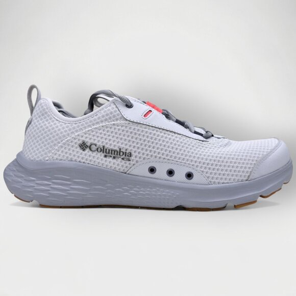 Columbia PFG Castback Men’s Shoes 13 Cirrus Grey/Sunset Red – Mesh Fishing - Picture 2 of 13